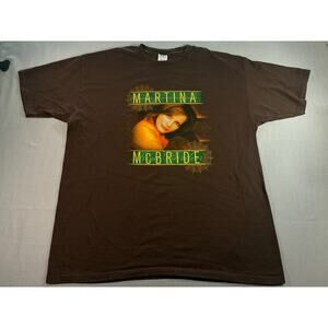 Martina McBride Timeless 2006 Tour T Shirt Mens XL Brown Graphic Tee